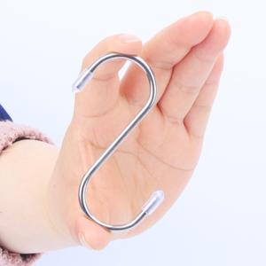 Stainless Steel 3.5 inch S Hooks for Hanging,Heavy Duty S Shaped Hooks for Kitchenware Pots Work Shop Utensils Clothes Bags Cups Bathroom Towels Plants