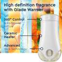 Glade PlugIns Refills Air Freshener,Coastal Sunshine Citrus, Scented and Essential Oils for Home and Bathroom, 0.67 Fl Oz, 5 Count