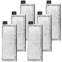 AQQA 7 Pack Aquarium Replacement Filter Cartridge Fish Tank Filter Cartridge for Aquarium Internal Filter (Large)