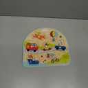 B. toys  Wooden Peg Puzzle  Vehicles Peg Puzzle For Toddlers, Kids  7 Chunky Pieces  18 Months +  Vehicles On the Go!