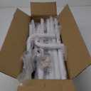 Wedding Sign Holder, Adjustable Welcome to Our Wedding Sign Stand W/Design Bundle & Leather Sign Hanging Straps, Heavy Duty Easel Stand for Sign, Wedding Seating Chart Stand, Easel for Display (White)