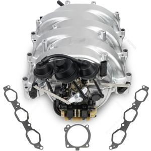 Intake Manifold w/Alum Intake Flap Lever Compatible with Mercedes Benz 2005-2013 C230 C280 C300 C350 CLK350 E350 GLK350 ML350 ML450 R350 S400 SLK280 SLK300 SLK350 Replace 2721402201
