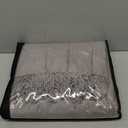 CUDDLE DREAMS Silk Throw Blanket with Hand-Knotted Fringe, Natural, Soft & Breathable (Gray)