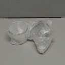 Honey Dispenser, 8oz Honey Dispenser No Drip Glass with Stand, Honey Container & Coffee Syrup Dispenser for Tea Time & Gifting, Elegant Honeycomb Honey Jar - Honey Pot Bottle for Maple Syrup Bee (Silver)