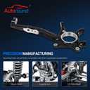 Autoround 698149 Front Suspension Steering Knuckle Compatible with Toyota Tacoma 2005-2023, Left Driver Side