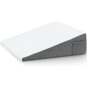 Wedge Pillow with Foam Top for Sleeping,Reading and Rest, 8 Inch Elevated Support Triangle Bed Pillow for Legs and Back Support with Washable Cover (25 X 24 X 8 inch)