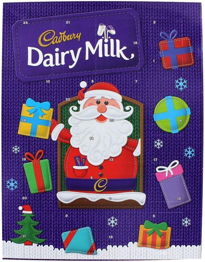 Cadbury Dairy Milk Advent Calendar, 90g (Pack of 1) (BB: 03/31/2026)