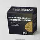 50ft Garden Hose -  Expandable Water Hose with Double Latex Core, 3/4" Solid Brass Fittings, Extra Strength Fabric - Flexible Expanding