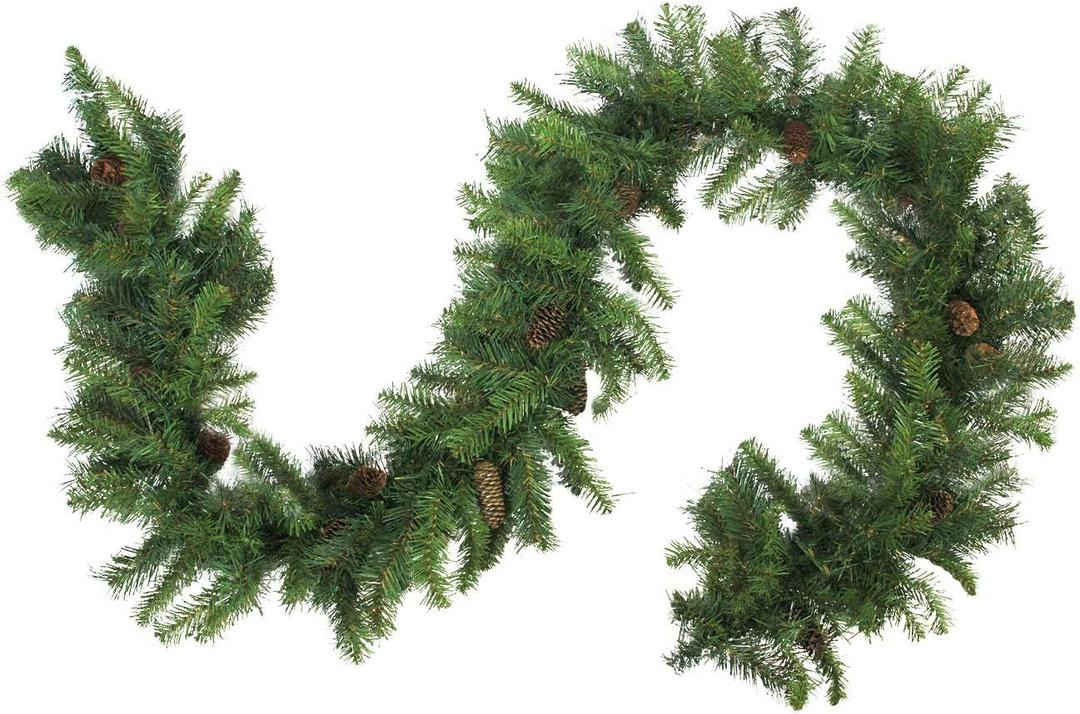 Northlight 50' x 14" Dakota Red Pine Commercial Artificial Christmas Unlit Garland, Green