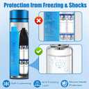 60H Insulin Cooler Travel Case TSA Approved (Blue) | Portable Medication Cooler for 2-3 Insulin Pens or Vials, Double-Layer Vacuum Insulated Diabetic Travel Case with Ice Packs
