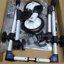 Adjustable Dog Wheelchair for Back Legs Mobility Support Lightweight Pet Wheelchair for Disabled Hind Legs Walking Stable Dog Cart for Pets, Pink (Small) (White 3XS for 3-6.6lb)