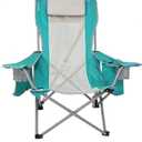 Kijaro Beach Sling Chair with Cooler Pocket - Various Fun Colors & Patterns - Perfect Beach Folding Chair and Camping Chair - Includes a Detachable Pillow