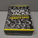 SOUR JACKS, Sour Gummy Candy, Variety Pack, 75 0.5 oz Snack-Size Pouches, Watermelon, Blue Raspberry, and Assorted Fruit, Individually Wrapped, Fat Free, Gluten Free (EXP 08/26/26)