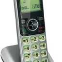 VTech CS6609 DECT 6.0 Expandable Cordless Accessory Handset Only (Requires Compatible Base: CS6619, CS6629, CS6648, CS6649) - Silver/Black