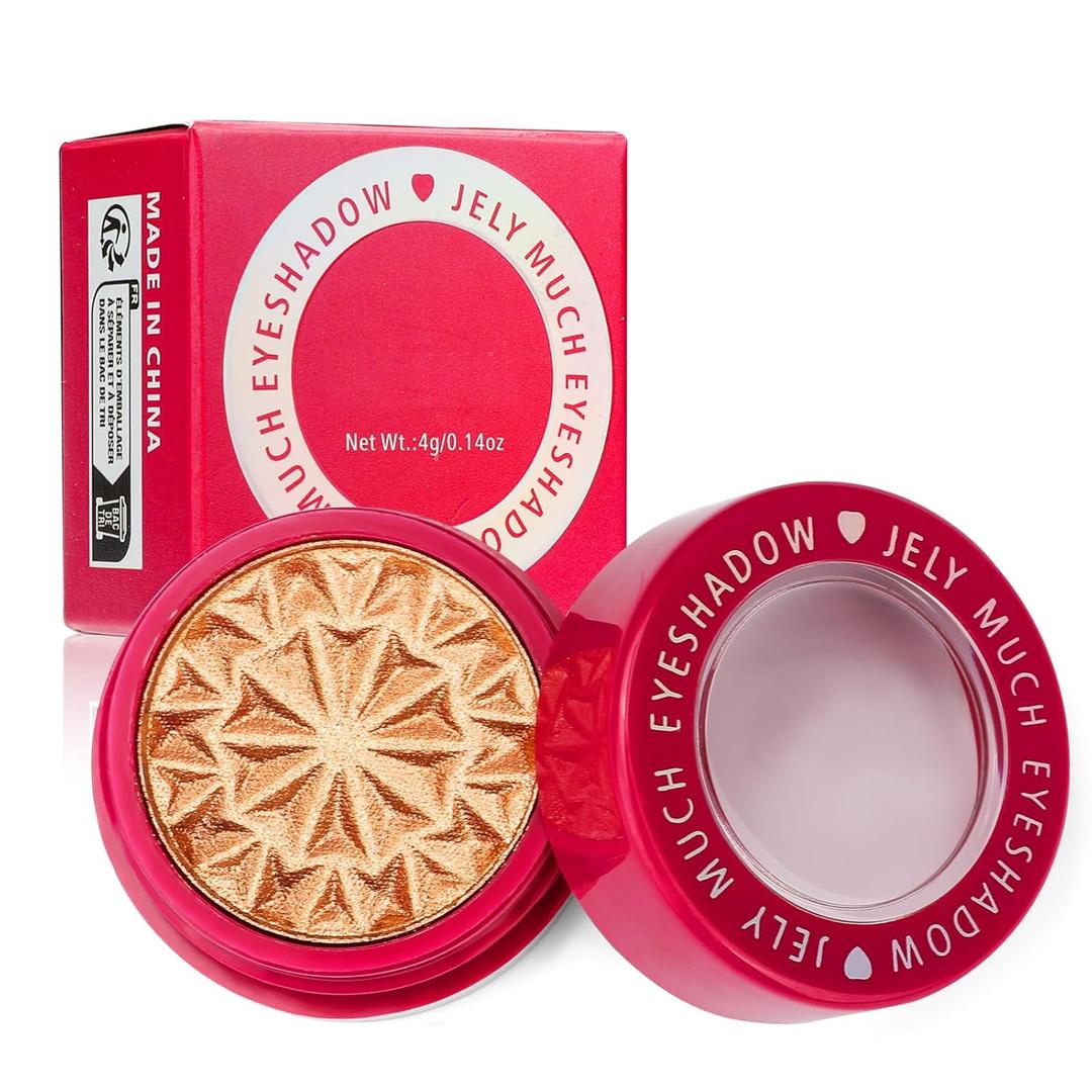 Champagne Gold Eyeshadow Mousse  Luminous Soft Glow, Highly Pigmented Formula, Smooth Application, Stays Put All Day