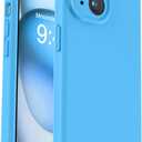 Vooii Compatible with iPhone 15 Case, Upgrade Defender Liquid Silicone, [Enhanced Camera Protection] [Soft Anti-Scratch Microfiber Lining] Shockproof Phone Case for iPhone 15 6.1 inch - Blue