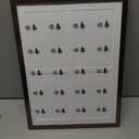 Picture Frame, Natural Solid Wooden Picture Frames, 1 Pack, Brown, 13"×17"