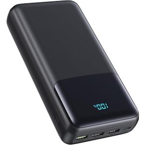 Portable Charger Power Bank 50000mAh, USB-C PD 30W and QC 4.0 Fast Charging External Battery Pack with 4 Outputs & 2 Inputs, Digital Display Phone Charger for iPhone 15/14/13/12/11, Samsung, Android