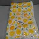 2 x Lemon Kitchen Towels 4 Pack | 16"x28" Absorbent Dish Cloths Set, Super Soft Decorative Towels for Cooking, Cleaning, Drying Dishes - Lemon Print
