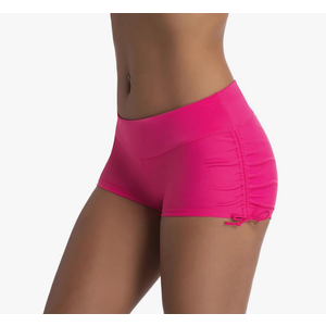 Micosuza Classical Women's Swim Boardshorts Beach Bikini Bottoms with Adjustable Ties , 2XL