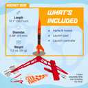 Estes 1427 Alpha III Rocket-Building Kit, Beginner Flying-Rocket Model Kit for Ages 10+, Includes Launch Pad and Controller