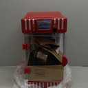 Elite Gourmet EPM-250 Maxi-Matic 2.5 Ounce Classic Carnival, Tabletop Kettle Popcorn Popper Machine, Retro-Style, Movie Hot Buttered Popcorn, Red (1-Gallon)