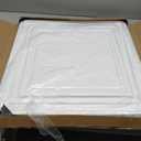 Art3d PVC Ceiling Tiles, 2'x2' Plastic Sheet in White (12-Pack), 24"x24"