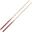 HMQQ 2-Pieces Pool Cue Stick with Coffee Color and 13mm Leather Tip Weight, 58" set of 2 20OZ