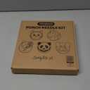 TEKWAVE Punch Needle Kit for Adults Beginners Cat Face Design, Step-by-Step Video Pre-Printed Pattern and Written Instructions, DIY Embroidery Set with Yarn, Fabric, Hoop for Home Decor Crafts