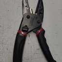 Multipurpose Heavy Duty Scissors All Purpose Utility Industrial Scissors - 6-in-1 Cutter with Safety Lock, Non-slip Handle, and Thread Trimming - Perfect for Soft Pipe, Fibre, Wood, Iron Wire, Box