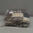 Madison Park Reversible Quilt Cabin Lifestyle Plaid Design - All Season, Breathable Coverlet Bedspread Bedding Set, Matching Shams, Timber Black/Brown King/Cal King(104"x94") 3 Piece