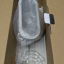 Portable Air Conditioner Window Kit with Coupler, 5.9 Inch Adjustable Window Seal Plate for A/C Units, Sliding AC Vent Kit for Ducting