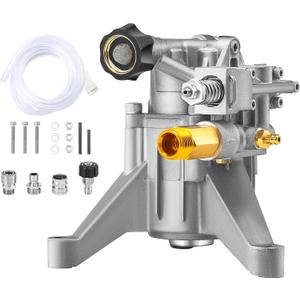 Tool Daily 7/8" Shaft Vertical Pressure Washer Pump, Replacement Power Washer Pumps for Cold Water Gas Pressure Washer, 2400-2800 PSI, 2.3 GPM, Compatible with GCV160, 308653078, RY802900, HU80709A