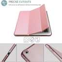 ProCase Smart Case for iPad 9.7 Inch iPad 6th/5th Generation 2018 2017(Model: A1893 A1954 A1822 A1823), Ultra Slim Lightweight Stand Cover with Translucent Frosted Back -Pink