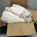 HaloRest Heated Blanket Queen Size, Faux Fur Cozy Heating Blanket with Overheat Protection, 1/2/4/6/8 Hours AutoOff 10 Heat Level, Machine Washable (84x90 Inches, Cream White)