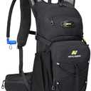 N NEVO RHINO Hydration Backpack, 18L Multipurpose Hiking Backpack with 3L Water Bladder, Water Backpack Insulated Hydration Pack Ideal for Hiking and Cycling