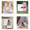 Toddler Nap Mat with Pillow and Blanket, Soft Sleeping Bag for Kids Boys and Girls, Slumber Bags Kids for Preschool, Daycare, Travel, Camping, 54" x 33" Great for Ages 3 Plus (Pink)