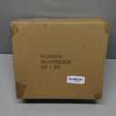 NIKKY HOME Rustic Pillar Candle Holder Set of 3 - Farmhouse Wood Candlestick Stand for Mantle, Fireplace, Dining Table Centerpieces, Distressed White