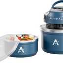 AEWHALE Portable Air Fryer 3-in-1,4QT & 8 Cup non toxic air fryer with Storage Lids,Ideal for Small Spaces