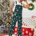 Mens Overalls Christmas Bib Coveralls Women Halloween Jumpsuit Stocking Stuffers for Adults (X-Large, Green1)