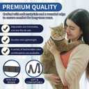 4 Pack Flea Collar for Cats, 32 Months Flea and Tick Prevention for Cat, Waterproof Natural Cat Fleas and Ticks Treatment, Adjustable Fleas and Ticks Collar for Cats Kittens(4 Colors)