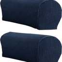 LINGXIYA Soft Stretch Plush Armrest Cover, Armrest Covers for Chairs/Sofas, Couch Arm Covers, Furniture Protector Armchair Slipcover for Recliner, Set of 2(NOT Suitable for Leather Sofas)