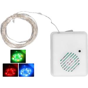 oceanside Christmas Decorative Light String, Music String Light for Patio Garden Decoration Indoor Outdoor Christmas Tree Parties 3m(Colorful Light)