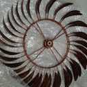 VEWOGARDEN Large Outdoor Metal Wind Spinners, 360 Degrees Swivel Wind Sculpture Yard Art Decor for Patio, Lawn & Garden 66 * 15.8 Inches