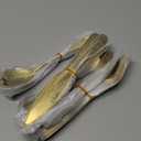 PHILIPALA 40 Piece Gold Silverware Set, Stainless Steel Flatware Set for 8 Food Grade Cutlery Utensil Set Include Knife Fork Spoon Mirror Polished Dishwasher Safe