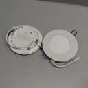 Sunco 4 Inch Ultra Thin LED Recessed Ceiling Lights Slim, 5000K Daylight, Dimmable, 10W, Wafer Thin, Can less with Junction Box 2 Pack - Energy Star ETL T24