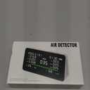 CIS 7-in-1 Air Quality Monitor, Indoor Humidity Monitor, Temperature, CO2, TVOC, HCHO, Time, Date Display Desktop Air Quality Tester, Air Quality Meters for Home Office Hotel Restaurant School