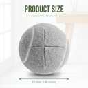 150 Pieces Precut Tennis Balls Bulk for Chairs Classroom Tennis Walk Ball Legs Floor Protector Chairs Foot Covers for Non Slip Rubber Glide Coverings(Gray)