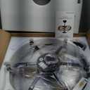 23" Black Candle Ceiling Fan with Lights Remote Control,Modern Rustic Farmhouse Ceiling Fan,Bladeless Caged Ceiling Fan with Light,Reversible, 6004M (23 inch)