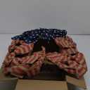 Vintage Burlap & Metal American Flag Wreath – Indoor/Outdoor Patriotic Wreath w/Hanging Loop & Rope – Round Scrunched 4th of July Wreaths for Front Door, Wall, or Window Display,
3"D x 17.5"W x 17.5"H